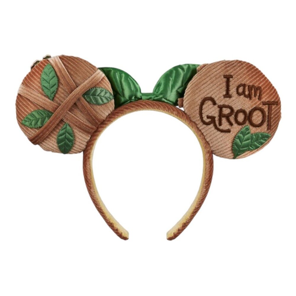 Disney Parks Marvel Guardians of the Galaxy I am Groot Minnie Mouse Ear Headband - Picture 2 of 12